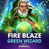 Fire Blaze Green Wizard